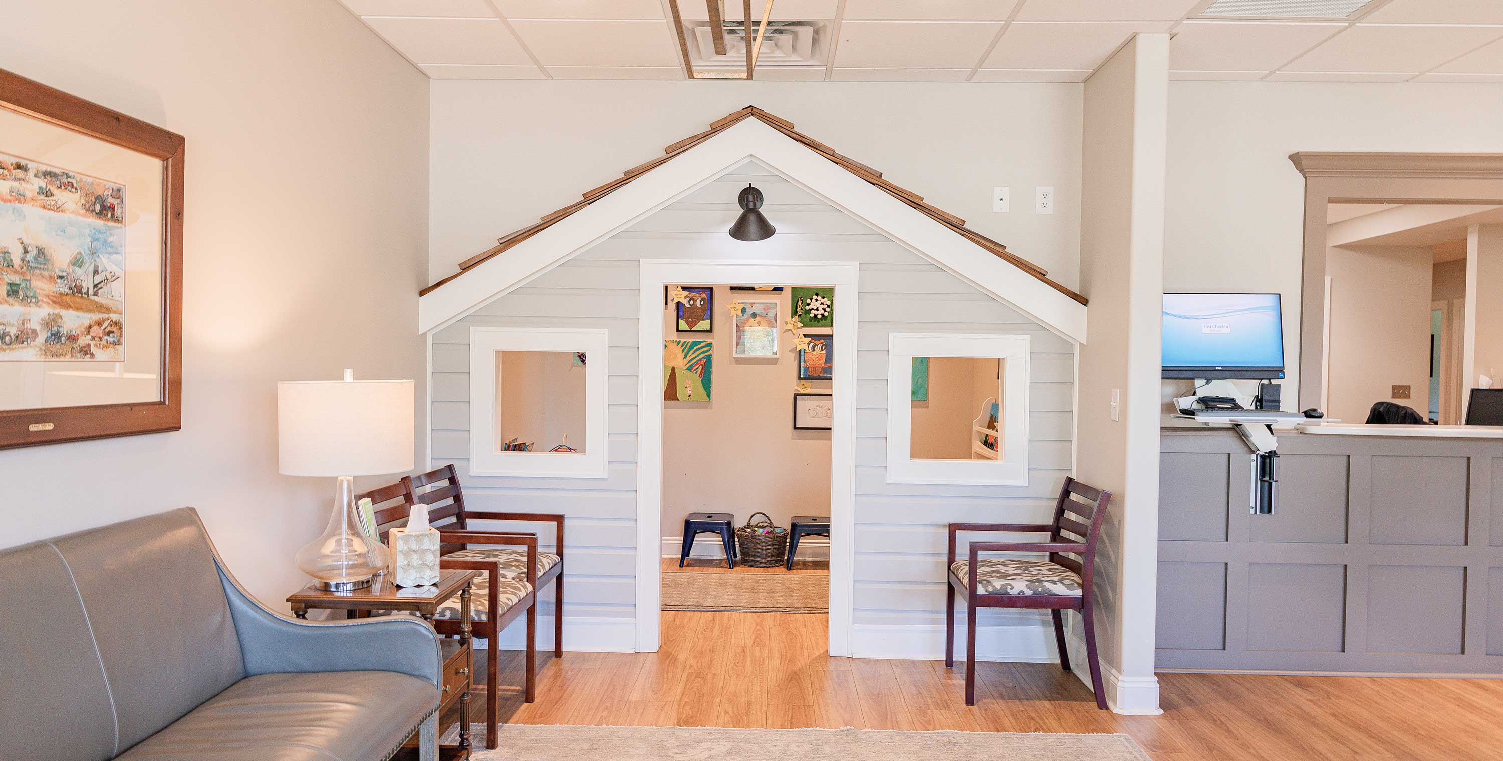 Lobby Kids Play Area at Geneva Family Dentistry near Crestview, FL